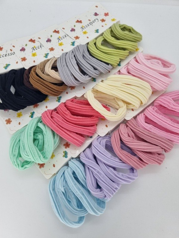 Producto - Colitas elastizadas text 1 color x4 unidades 1708