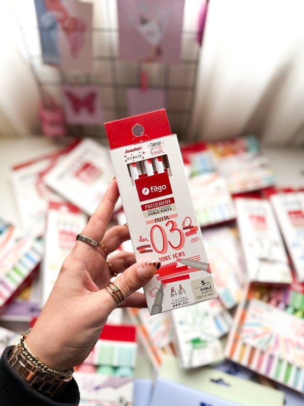 Producto - Resaltadores Filgo Multilighter X5 TONO 03 ROJO