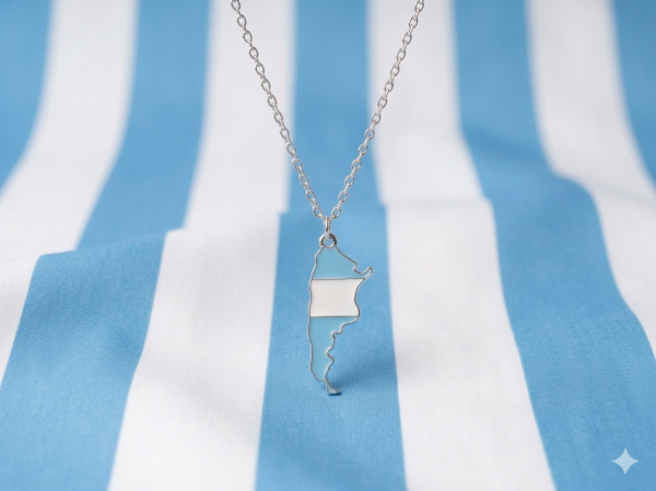Producto - Collar Argentina mapa - 0