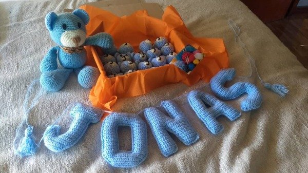 Producto - Set nacimiento Ositos + Nombre