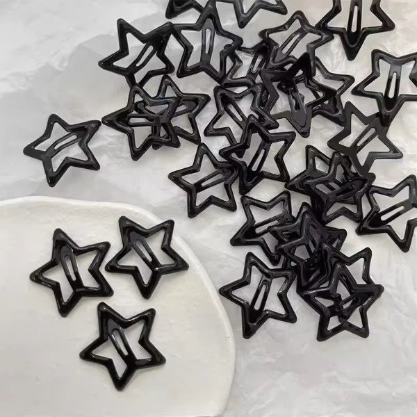 Producto - Hebillas de estrella x6u - Negras