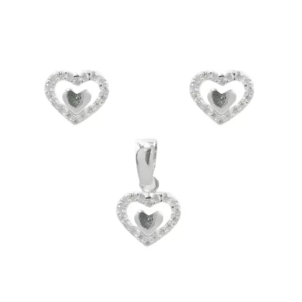 Producto - Conjunto Amor Ciego - ( Aros y dije)