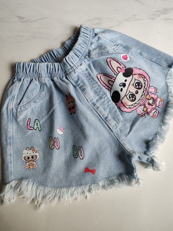 Producto - Short denim Labubu