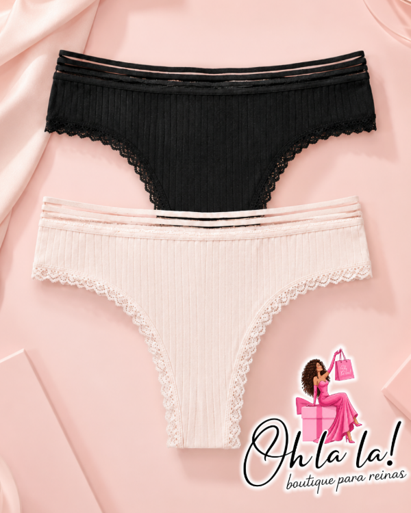 Producto - MOLLY  VEDETINAS DE MORLEY SOFT, PUNTILLA Y CINTURA DE ORGANZA - 2