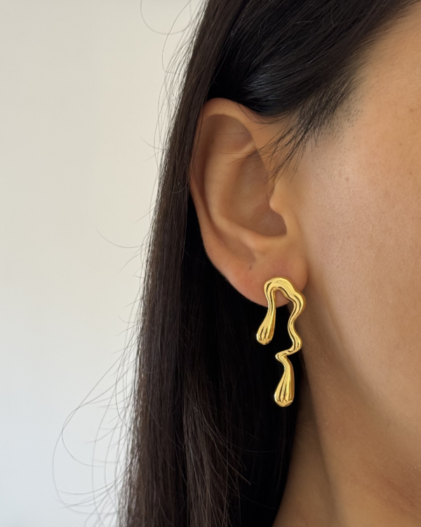 Producto - Aros Abstract Dorados - 1