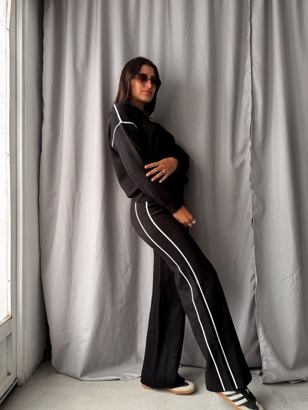 Producto - Conjunto tejido Sueller- Negro