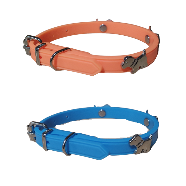 Producto - Collar Silicona Perro Lisa Hipoalergénica Colores 30x1cm - 3