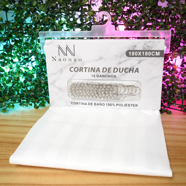 Producto - CORTINA DE BAñO 180X180 51265