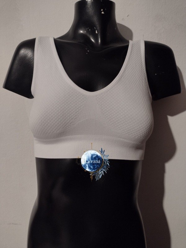 Producto - Top deportivo ancho s/t (blanco)