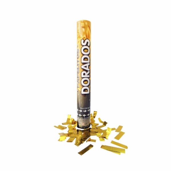 Producto - Cañón Lanza Confetti Dorado