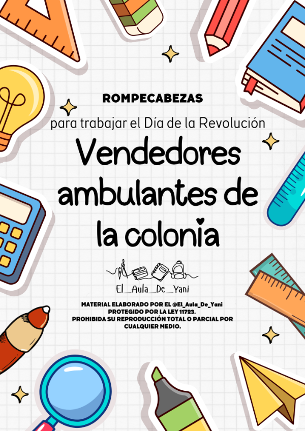 Producto - Rompecabezas de Vendedores ambulantes de la época colonial