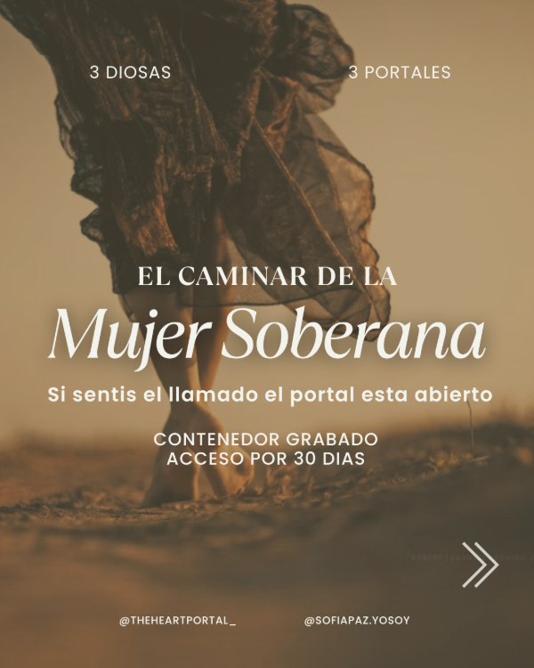 Producto - El Caminar de la Mujer Soberana  - ON DEMAND