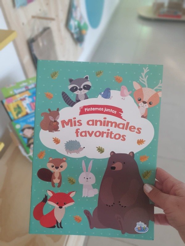 Producto - Libro para pintar "Mis animales favoritos"