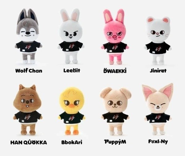 Producto - Peluches Stray kids 24cm (ingrese para elegir)