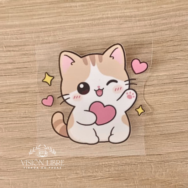 Producto - Stickers Gatitos 6cm - 0