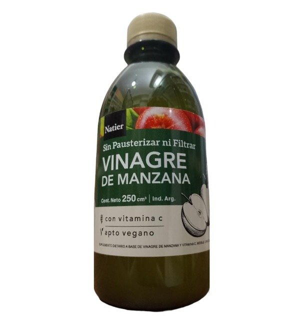 Producto - Vinagre de manzana con vitamina C x250cc.