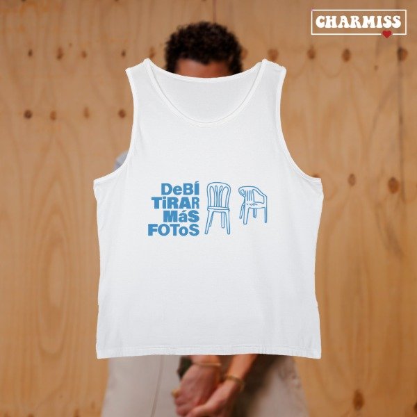 Producto - TANK TOP- sillas y frase