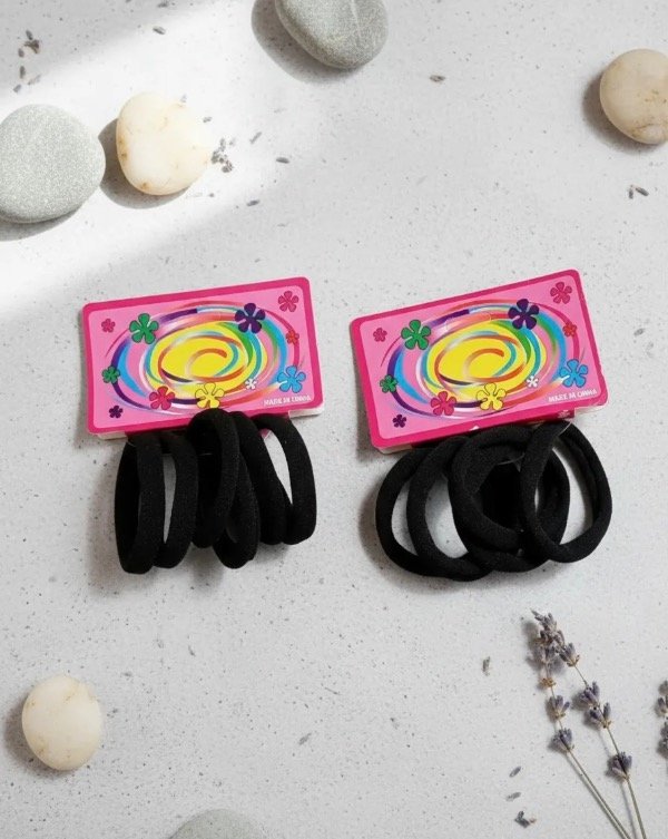 Producto - SET X6 COLITAS DE PELO ELÁSTICAS COLORES