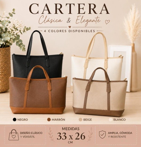 Producto - cartera dama lisa - 0