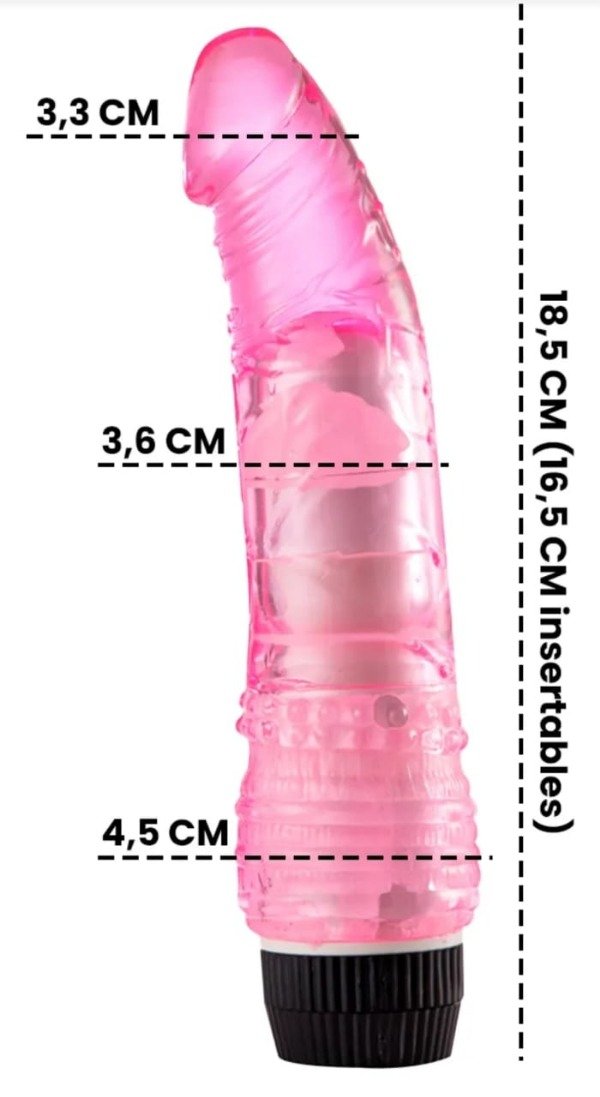 Producto - CONSOLADOR VIBRADOR DILDO DE SILICONA - 2