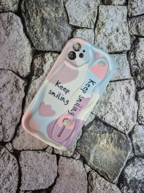 Producto - Funda tpu diseño con strap Iphone 11 smile