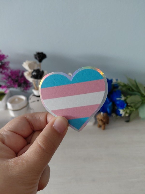 Producto - Stickers holográficos - Colección "LGBTQI+" 0119B - Corazón