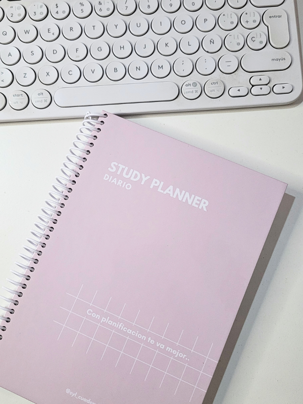 Producto - STUDY PLANNER DIARIO rosa