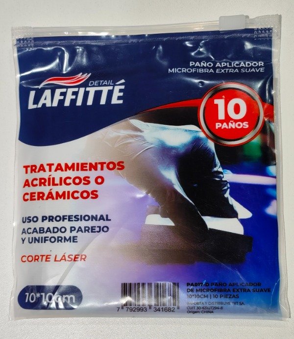 Producto - PAÑO APLICADOR EXTRA SUAVE X10 UNIDADES - LAFFITTÉ - 2
