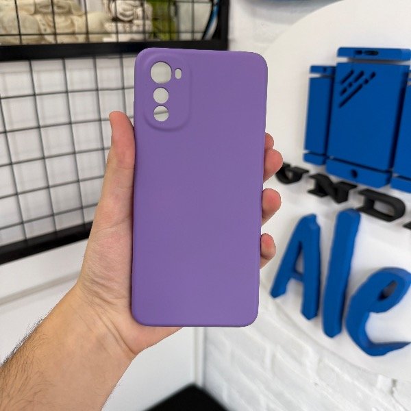 Producto - Silicone Case Violeta - Motorola E32/G22