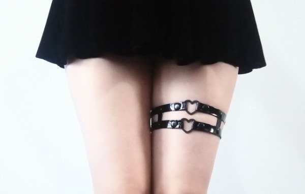 Producto - Garter Doble Corazon 3D