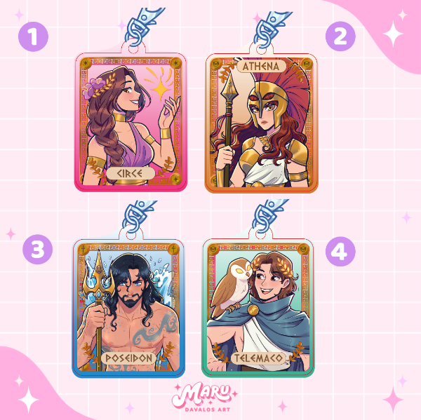 Producto - EPIC CIRCE Y ATHENA - Llaveros