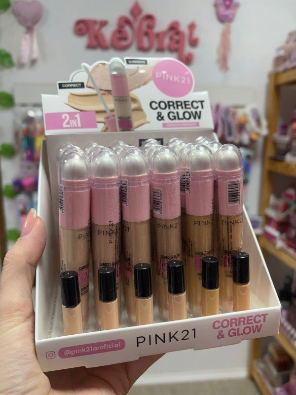 Producto - Corrector + iluminador pink 21