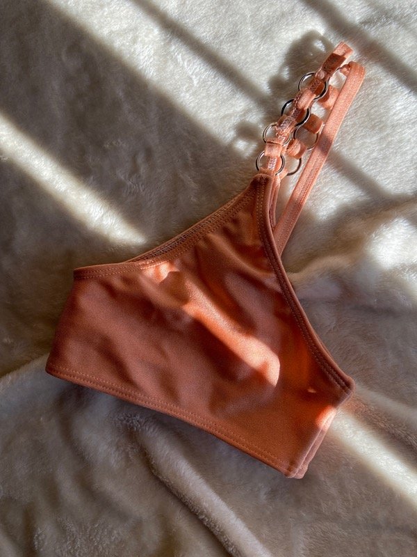 Producto - Bikini salmón brilloso - 3