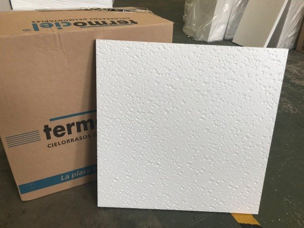 Placa aislante para techo Termociel Aqua 60 x 60 x 2 cm - Polpor