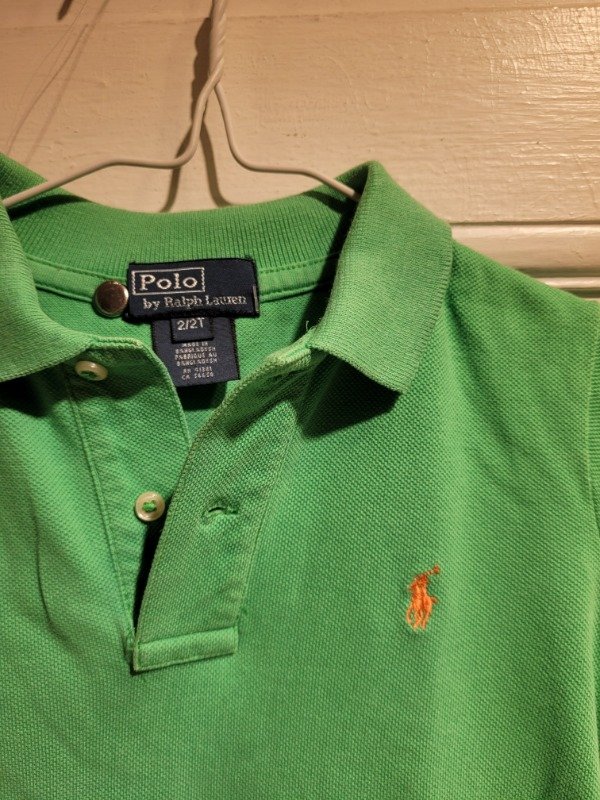 Producto - Chomba POLO RALPH LAUREN verde Talle 2 años - PRECIO: 12X - 2