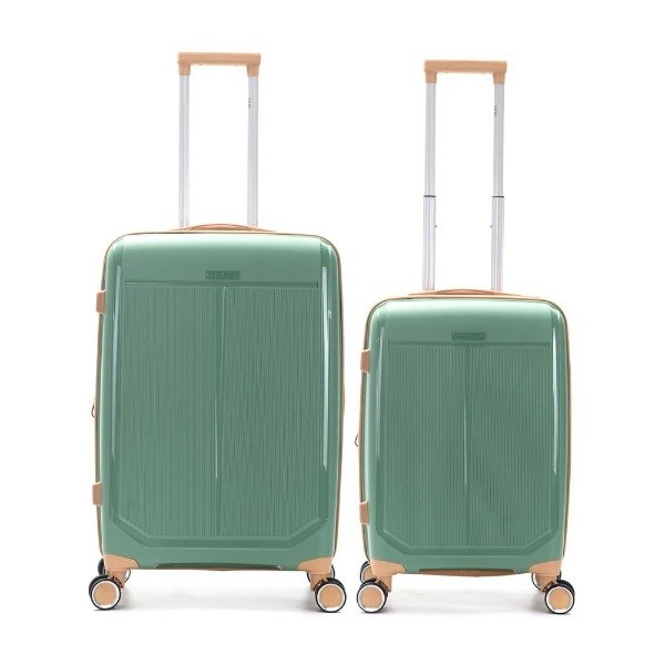 Producto - Set Valijas Skora BS AS  Hard PP Verde 24 pulg 415022