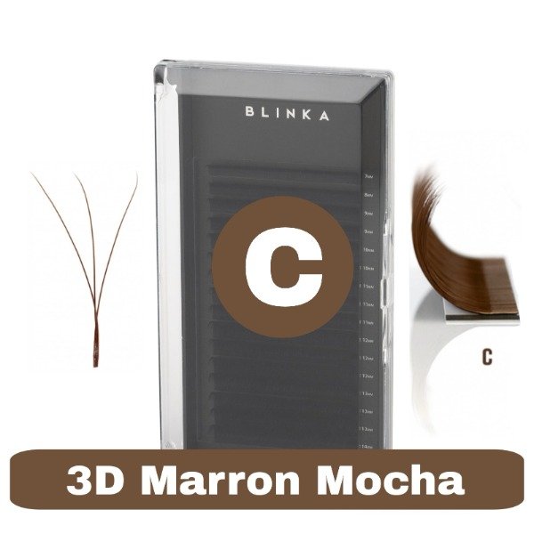 Producto - Extensiones Tecnologicas Blinka - 3D 0.07 C - Marrón Mocha