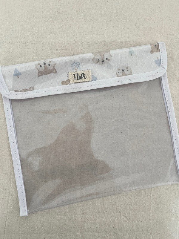 Producto - Bolsita multiuso osos nórdico celeste