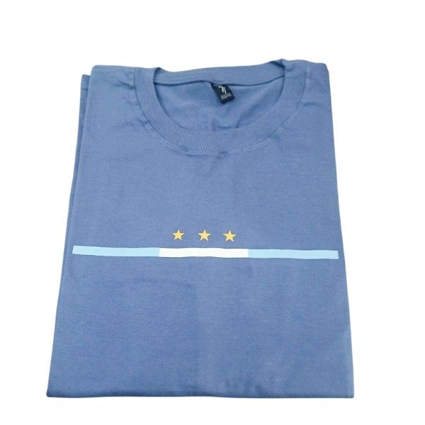 Producto - Remera Argentina Tres Estrella Celeste Talle 7