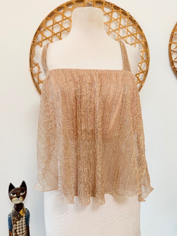 Producto - Top dorado 47 street