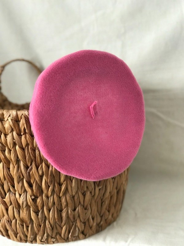 Producto - Boina Fieltro Rosa