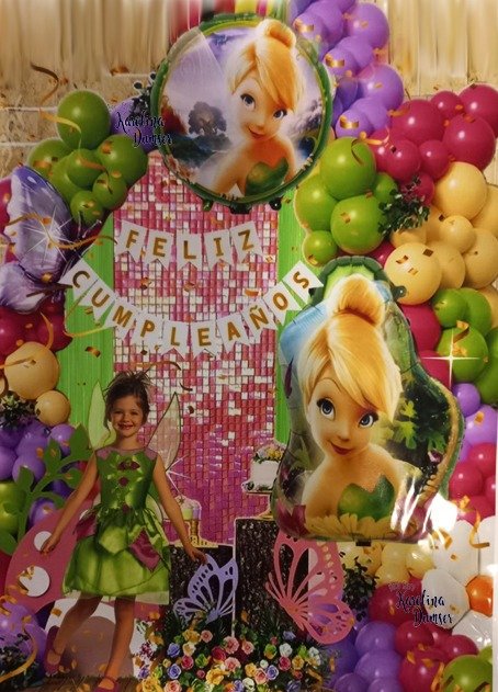Producto - Set de Globos Campanita y Deco Party . 110 Artículos - 0