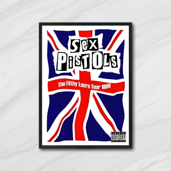 Producto - Cuadro decorativo música Sex Pistols The Filthy Lucre Tour