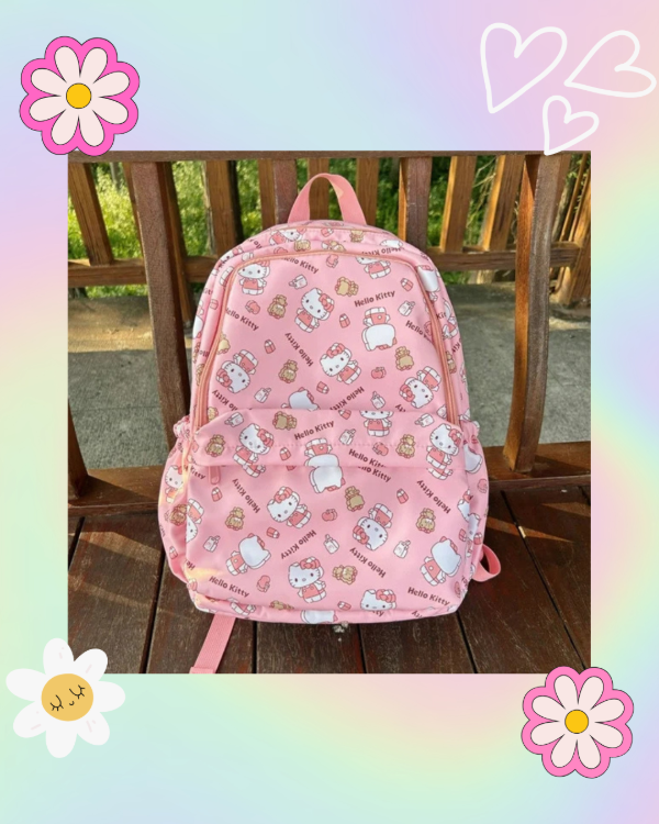 Producto - Mochila Escolar Hello Kitty