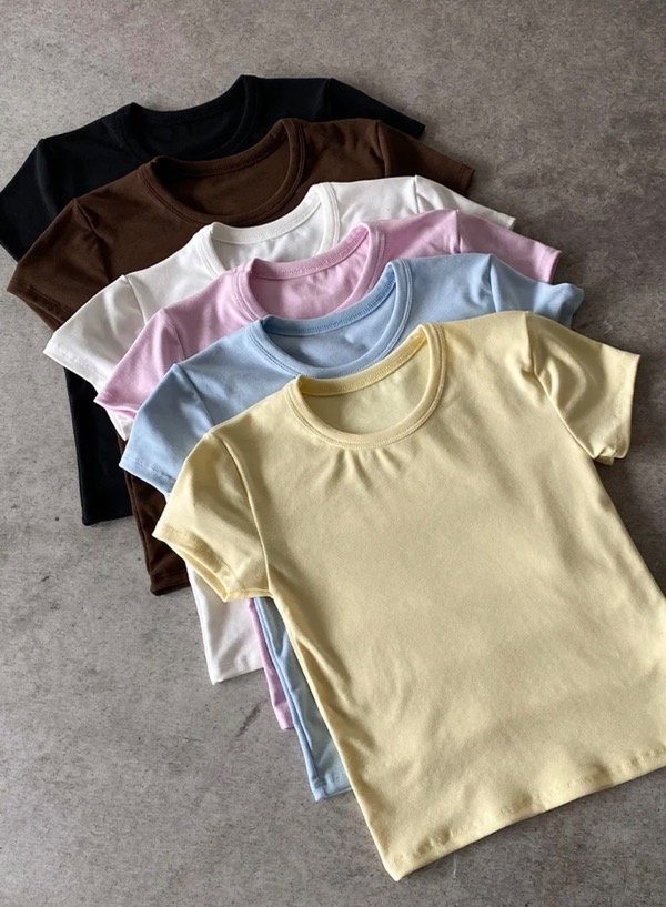 Producto - Remera Rib guía 50 m-corta básica #4100