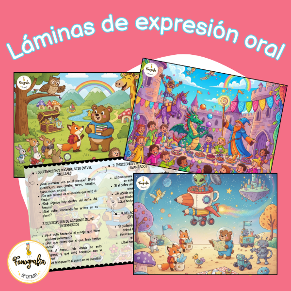 Producto - Láminas de expresión oral