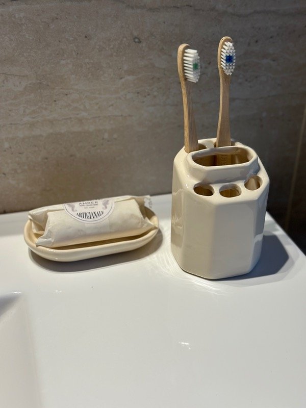 Producto - Porta Cepillos + Jabonera simple