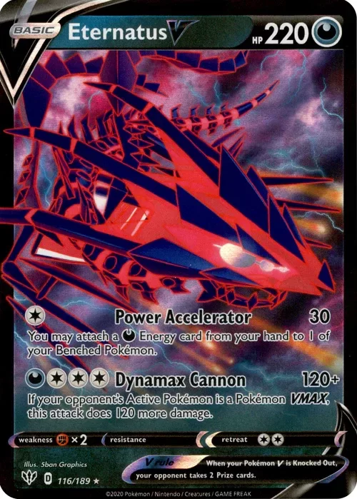 Producto - Eternatus V - 116/189 - Darkness Ablaze - Holo