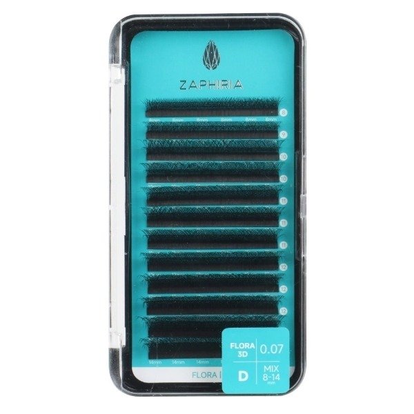 Producto - PESTAÑAS FLORA DOBLE CURVA MIX 007