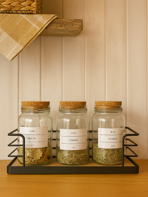 Producto - ESTANTE METAL Y BAMBÚ